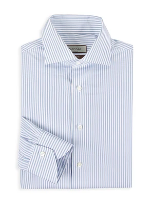 Striped Cotton Dress Shirt