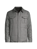 Impeccable Wool Shirt Jacket