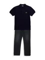 Little Boy's & Placard Polo Shirt