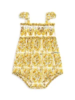 Baby Girl's Tris Maioliche Bubble Romper