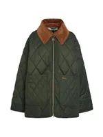 Woodhall Quilted Zip-Front Jacket