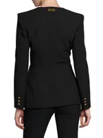 V-Neck Cut-Out Jacket