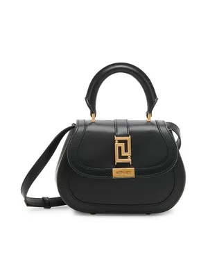 Mini Leather Top-Handle Bag