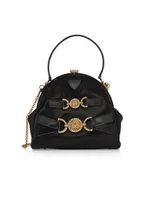 Medium Medusa Satin Top-Handle Bag