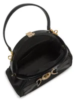 Medium Medusa Satin Top-Handle Bag