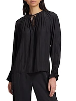 Jordie Tie-Front Blouse