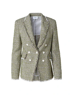 Tweed Double-Breasted Blazer