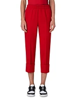 Virgin Wool Cropped Trousers