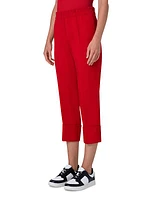 Virgin Wool Cropped Trousers