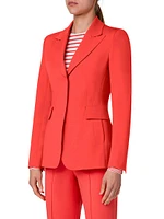 Jersey Single-Breasted Blazer