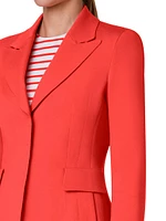 Jersey Single-Breasted Blazer