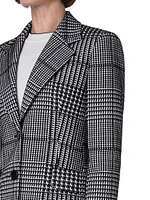 Glen Plaid Wool-Blend Jacket