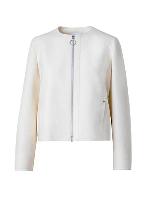 Boiled Wool Boxy Jacket