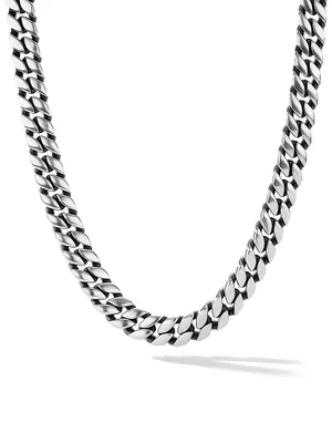 Sterling Silver Curb Chain Necklace