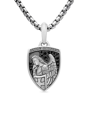 St. Michael Amulet in Sterling Silver