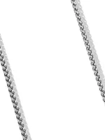 Sterling Silver Wheat Chain Necklace