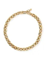 18K Yellow Gold Deco Link Bracelet