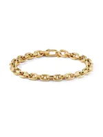 18K Yellow Gold Deco Link Bracelet