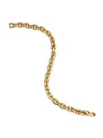 18K Yellow Gold Deco Link Bracelet