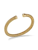 Cablespira 18K Gold Cuff Bracelet