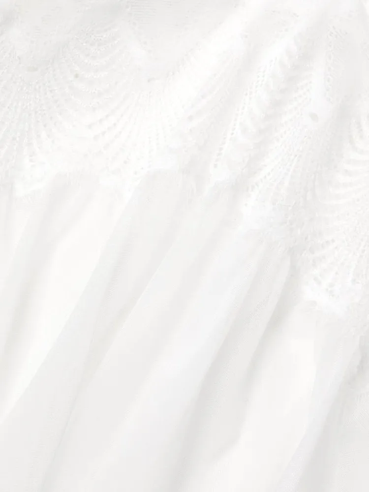 Allure Lace Babydoll Slip Dress