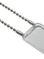 Rhodium Ballchain Crossbody Strap & Case Set