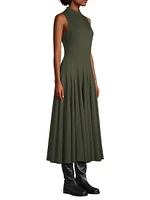 Sleeveless Ponte Midi-Dress