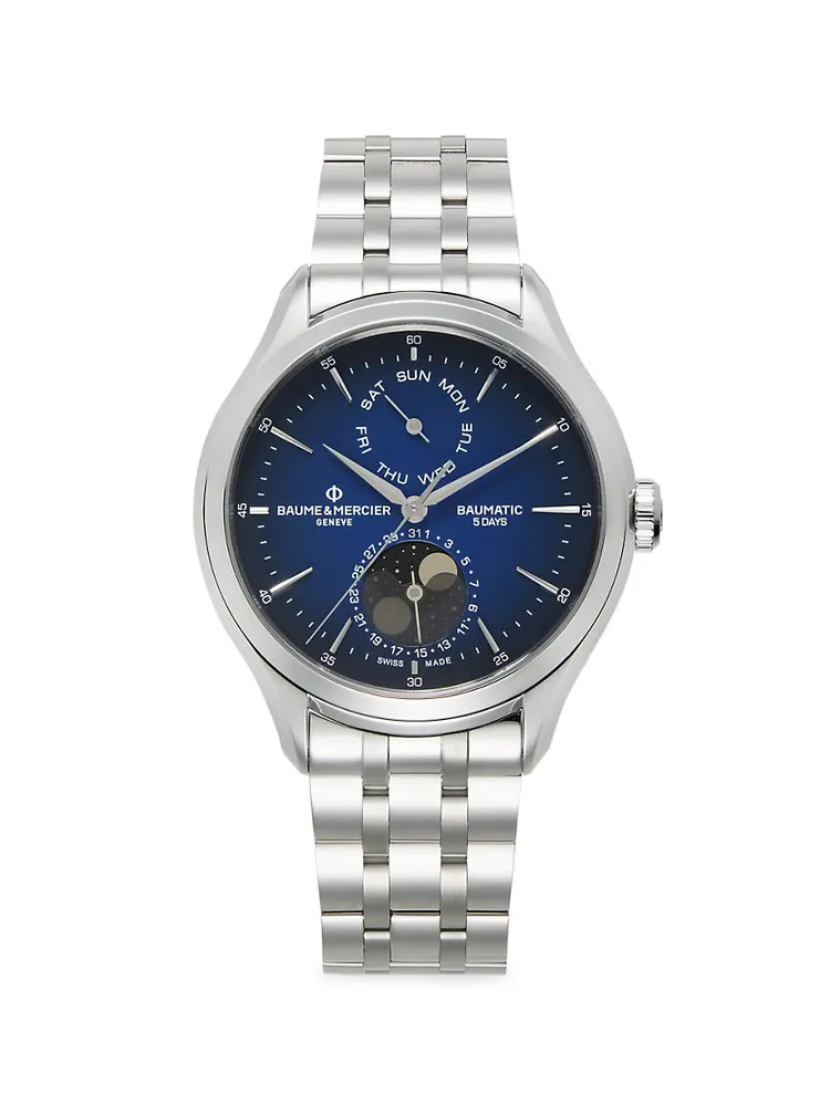 Clifton 10725 Stainless Steel Bracelet Watch/42MM