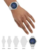 Clifton 10725 Stainless Steel Bracelet Watch/42MM