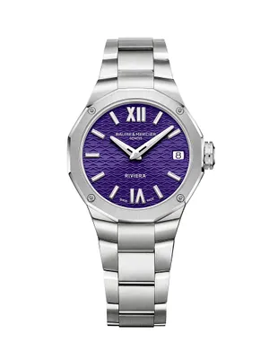 Riviera Stainless Steel Bracelet Watch/33MM