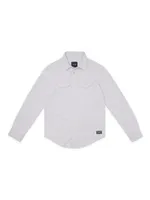 Boy's Jersey Knit Button-Up Shirt