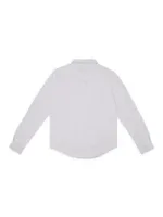 Boy's Jersey Knit Button-Up Shirt