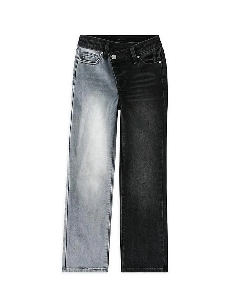 Big Girl's The Maison Spliced Relaxed Jeans