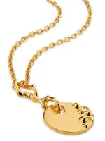 Blues 18K-Gold-Plated Pendant Necklace