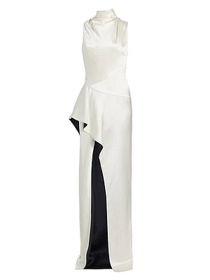 Silk Column Gown