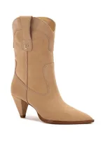 Thelma 70MM Suede Mid-Calf Boots