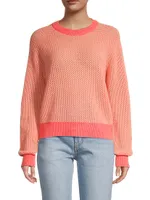 Cashmere Mesh Sweater