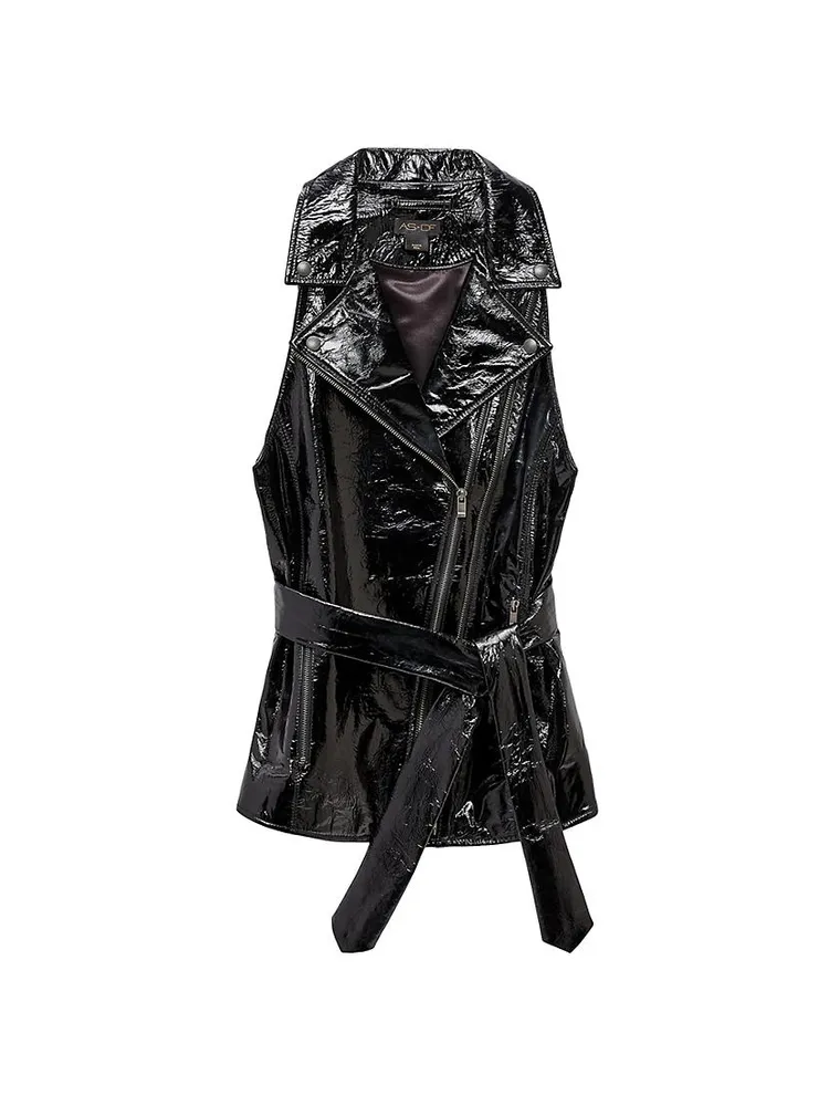 Mercury Recycled Leather Vest