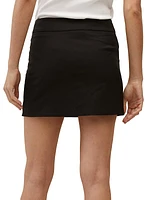 Elara Wool-Blend Miniskirt