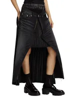 Junya Watanabe x Levi's Mixed-Media Midi-Skirt