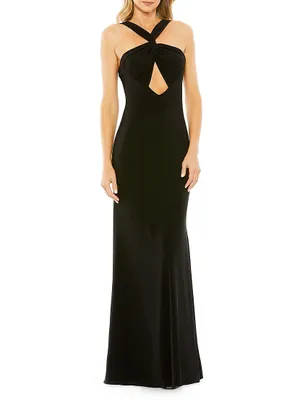 Jersey Halterneck Gown