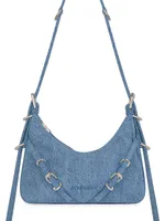 Mini Voyou Bag in Denim