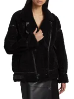 Badu Sherpa Biker Jacket