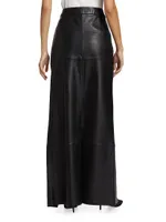 Mariette Leather Maxi Skirt