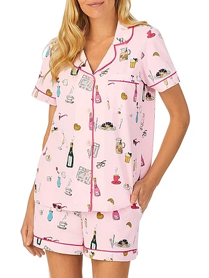 Let's Do Brunch 2-Piece Pajama Set