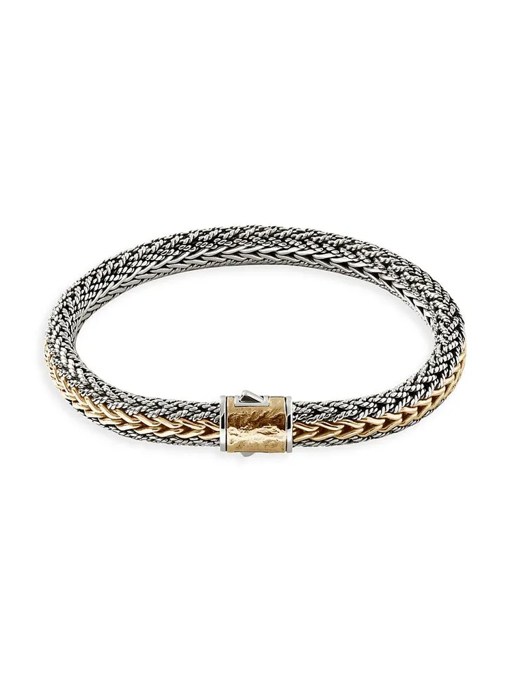 Two-Tone Reversible Chain Bracelet