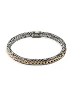 Two-Tone Reversible Chain Bracelet