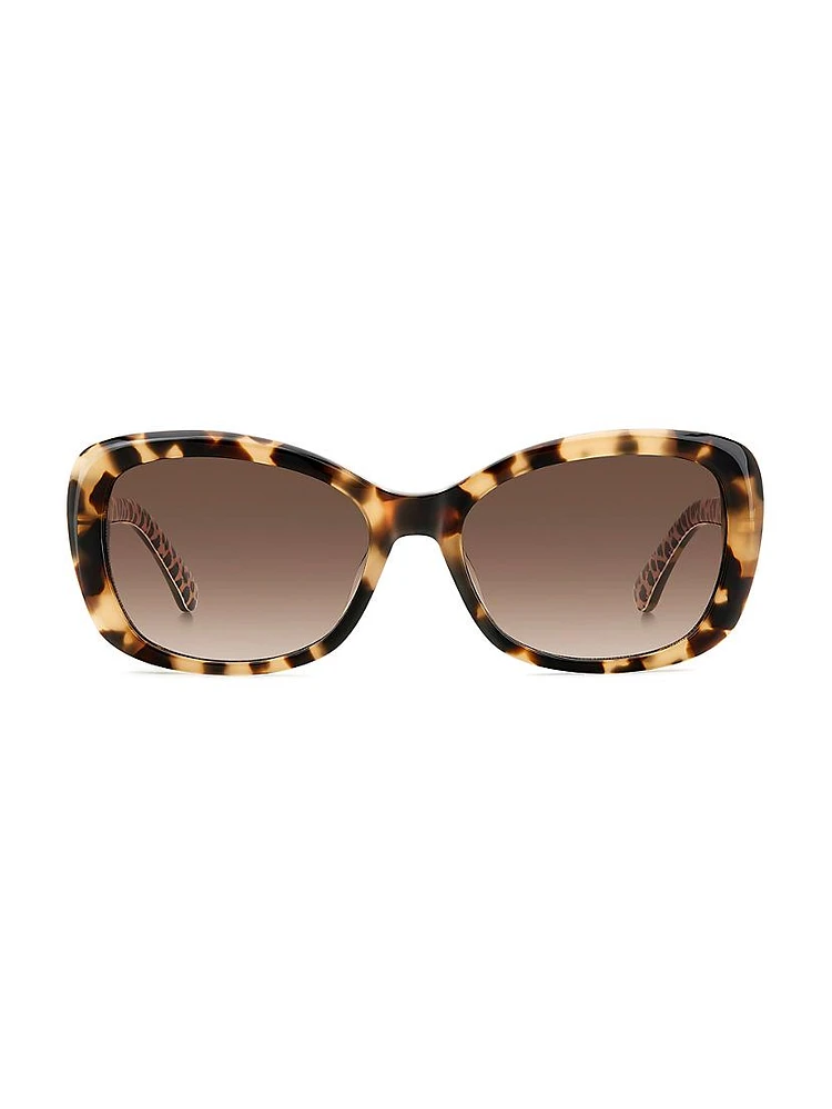 Elowen 55MM Butterfly Sunglasses