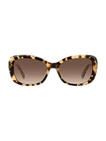 Elowen 55MM Butterfly Sunglasses