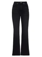 Frankie Split-Hem Straight-Leg Jeans